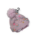 3-6M Light Pink Knit Rainbow Trapper Beanie - Woolworths
