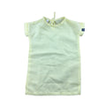 6-12M Lemon Yellow & White Seersucker Stripe Dress