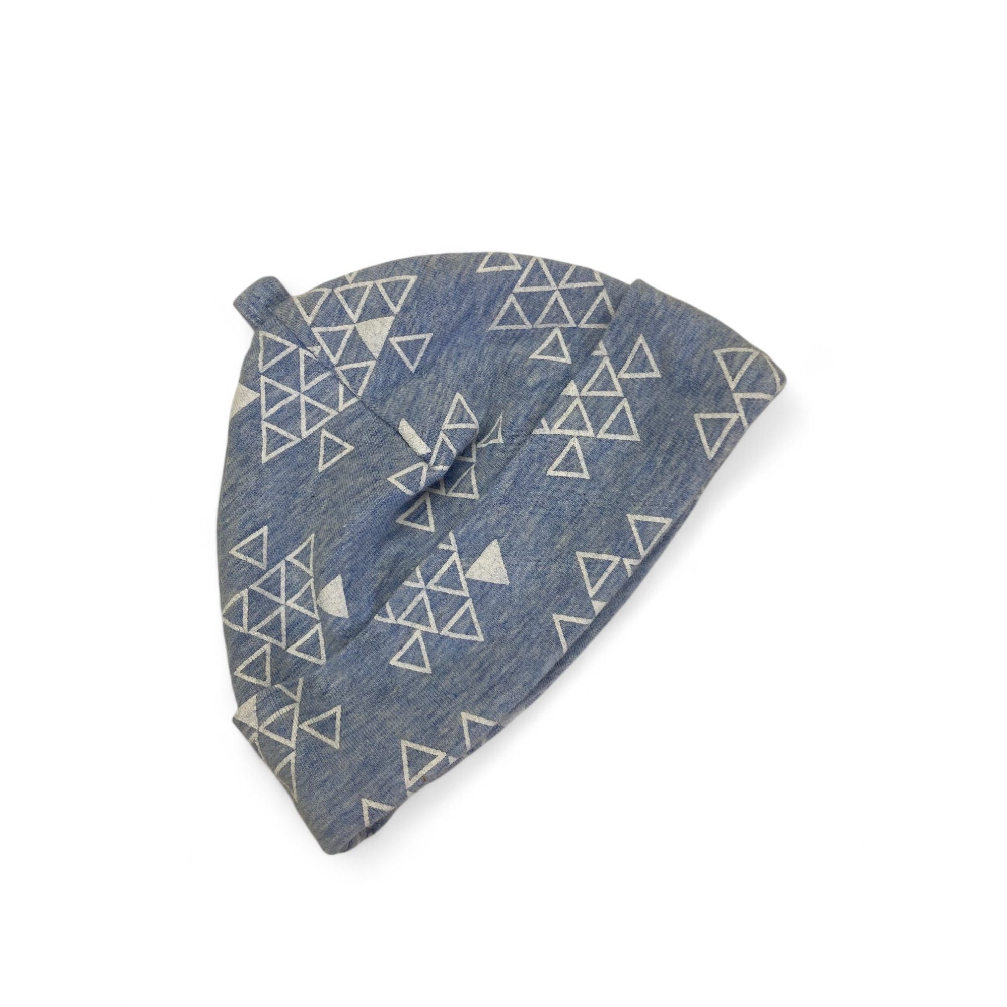 Prem - Blue & White Triangle Beanie - Woolworths