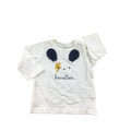 0-3M Cream Mouse Long Sleeve T Shirt - United Colors of Benetton