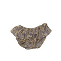 0-3M Beige & Purple Vine Floral Bloomer - Sticky Fudge