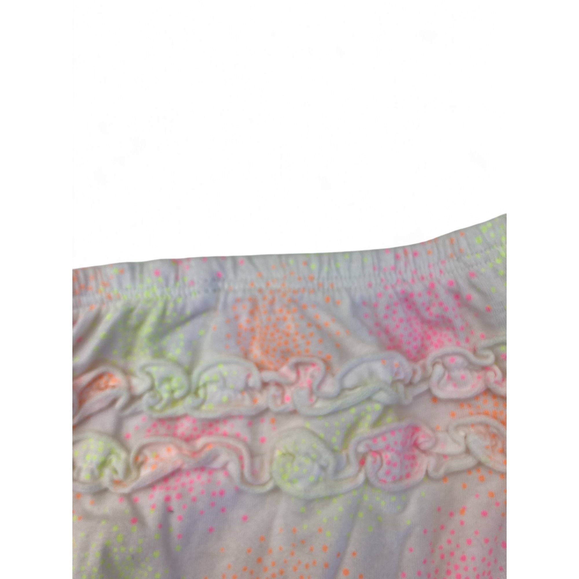 Newborn White & Neon Speckled Bloomer - Woolworths
