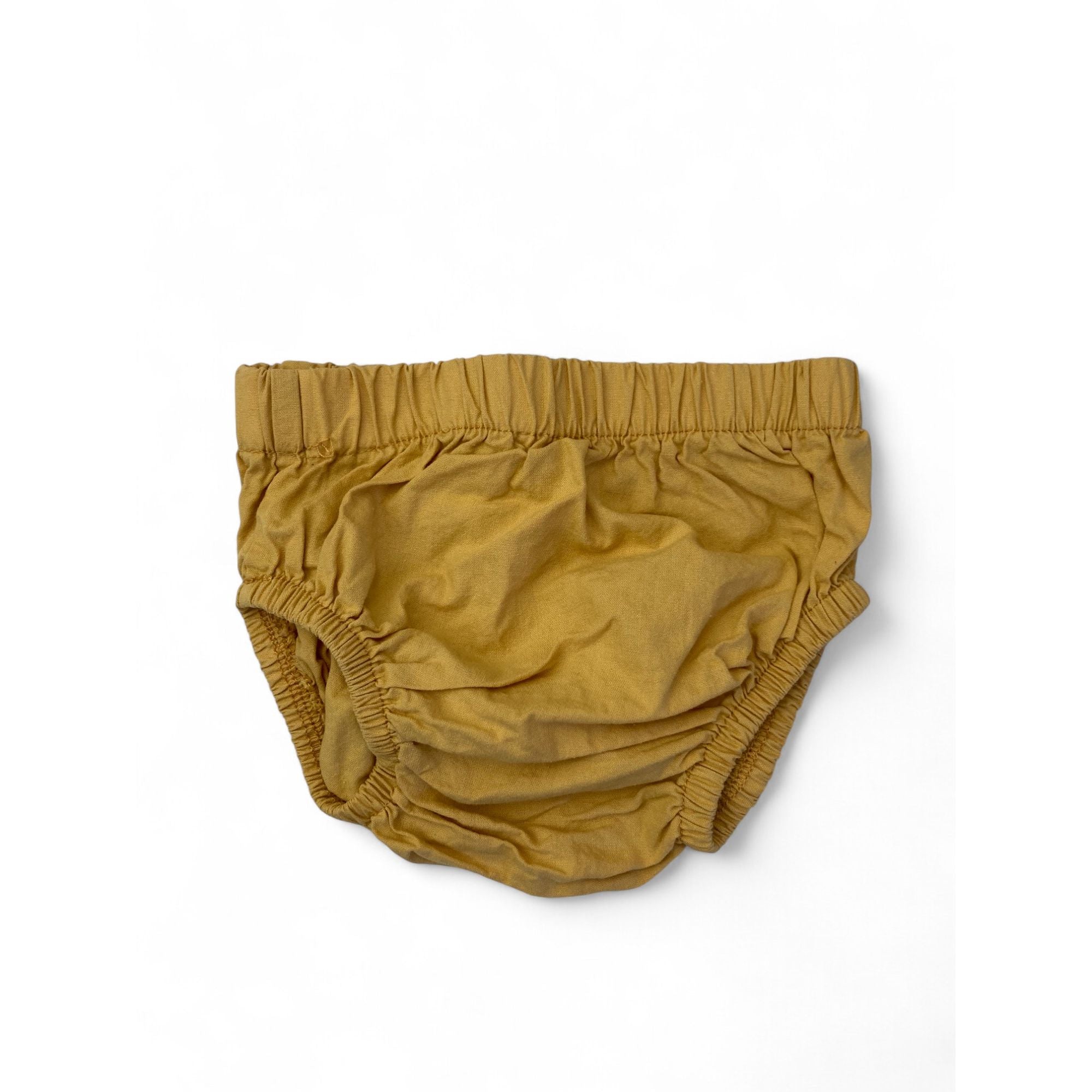 0-3M Mustard Yellow Cotton Bloomer - Nique