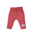 Newborn Coral Cotton Leggings - Earthchild