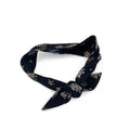 0-12M Black & Beige Floral Adjustable Bow Headband - Cotton On