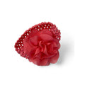 0-6M Coral Flower Mesh Headband