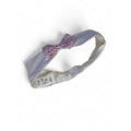 0-6M Cream & Pink Heart Bow Headband - Naartjie