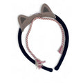 12-24M Navy Blue & Pink Cat Ear Alice Band