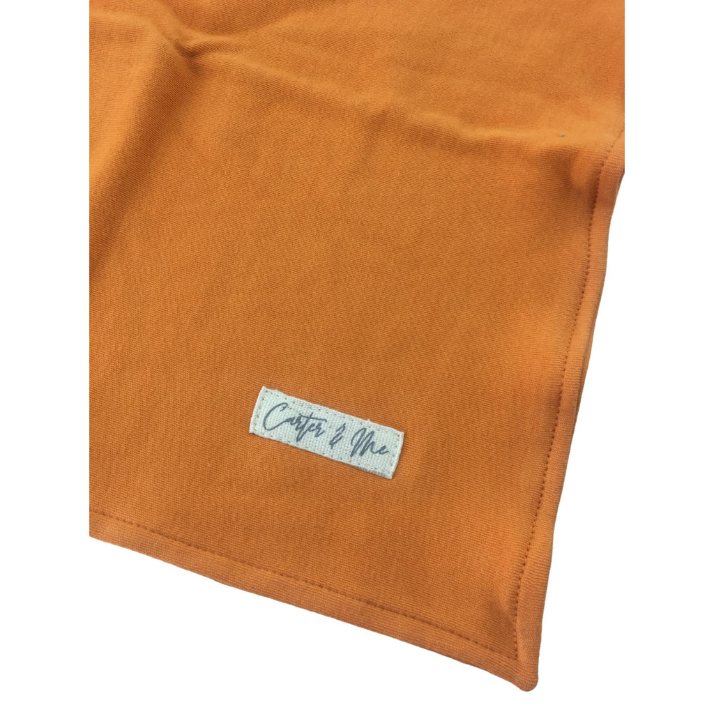 One Size - Orange Pink Pacifier Blankie - Carter & Me