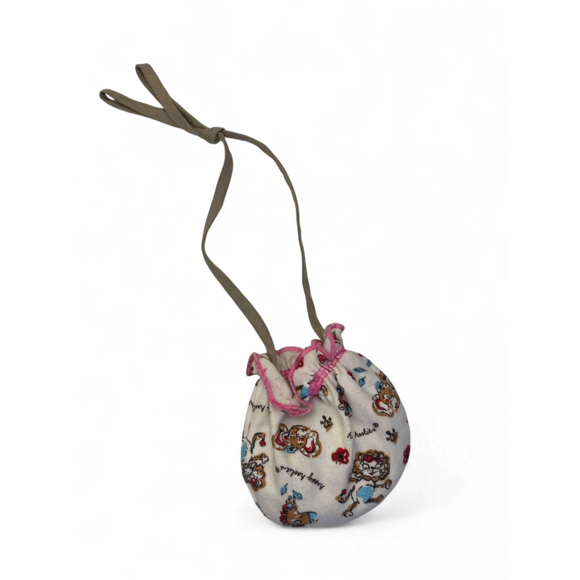 One Size - Cream Animal Sling Pouch Bag - Hooligans