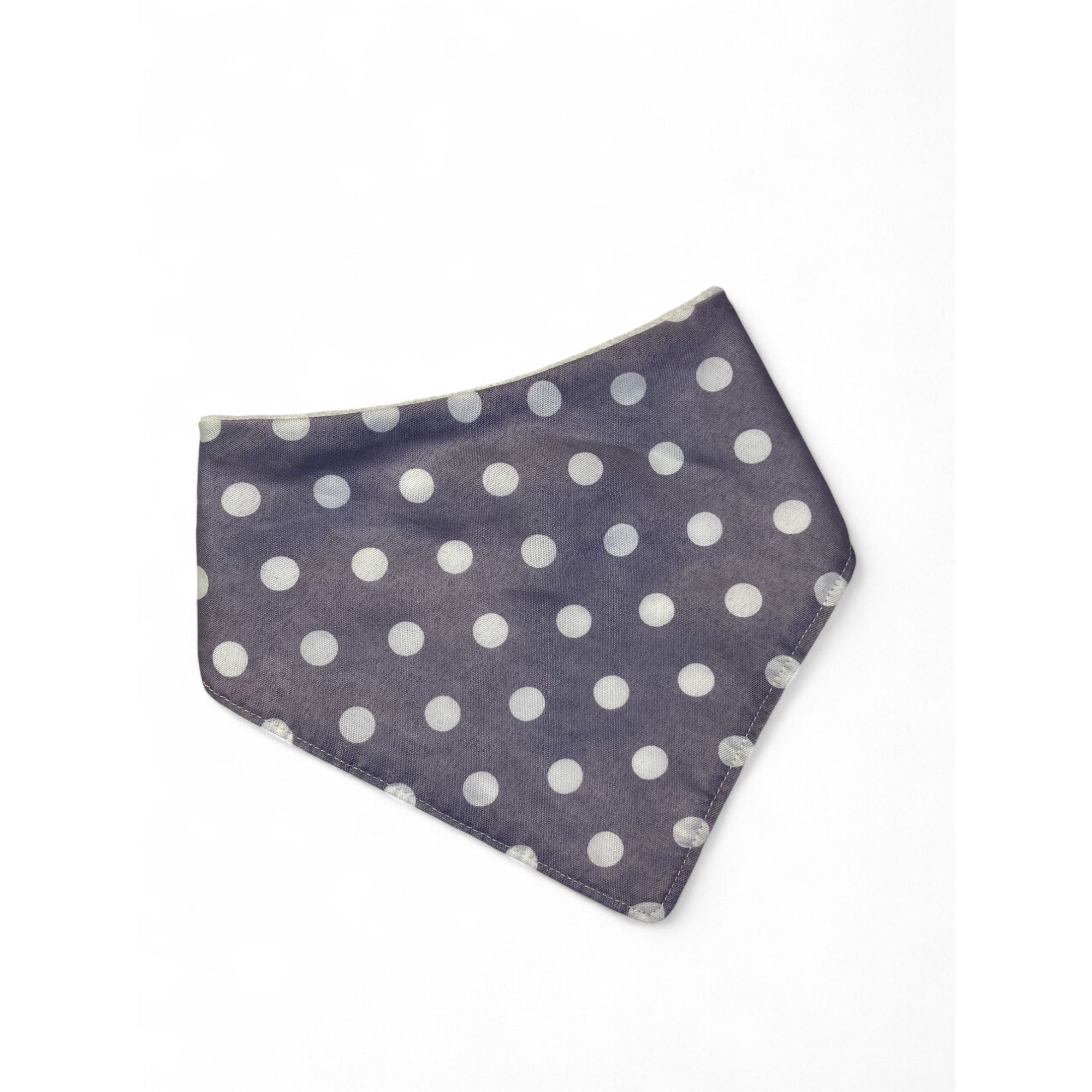 0-6M Lilac & White Dotted Bib
