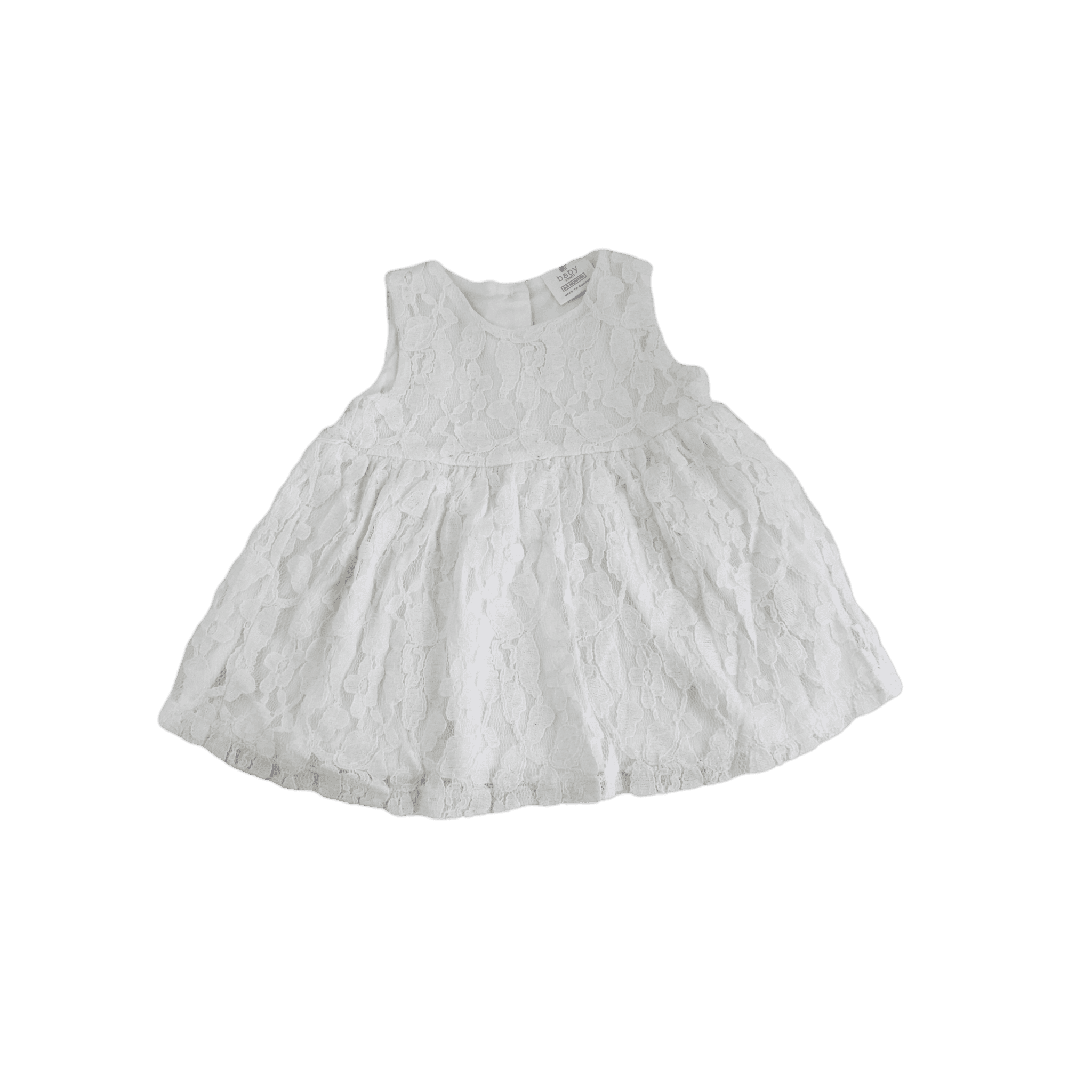 0-3M Cream Lace Summer Dress - Exact