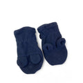 3-6M Navy Blue Fleece Bear Mittens