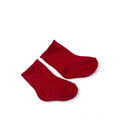 3-6M Red Cotton Ankle Socks