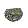 3-6M Grey & Green Floral Bloomer - Sticky Fudge