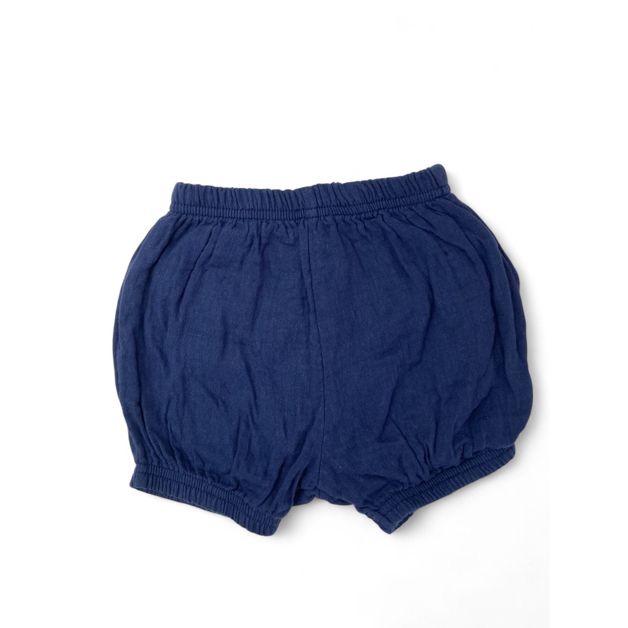 3-6M Navy Blue Cotton Gauze Bloomer - Woolworths