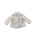 3-6M Cream Faux Sheepwool Button Jacket - Exact