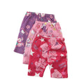 0-3M Pink & Purple Character Short Leggings