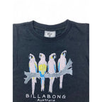 0-3M Black Parrot Logo T Shirt - Billabong