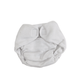 3-6M White Cloth Nappy Cover - Little Lumps