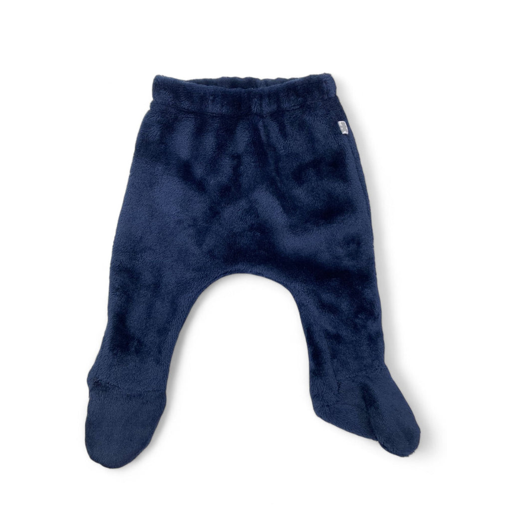 Newborn Navy Blue Fleece Leggings - Woolworths