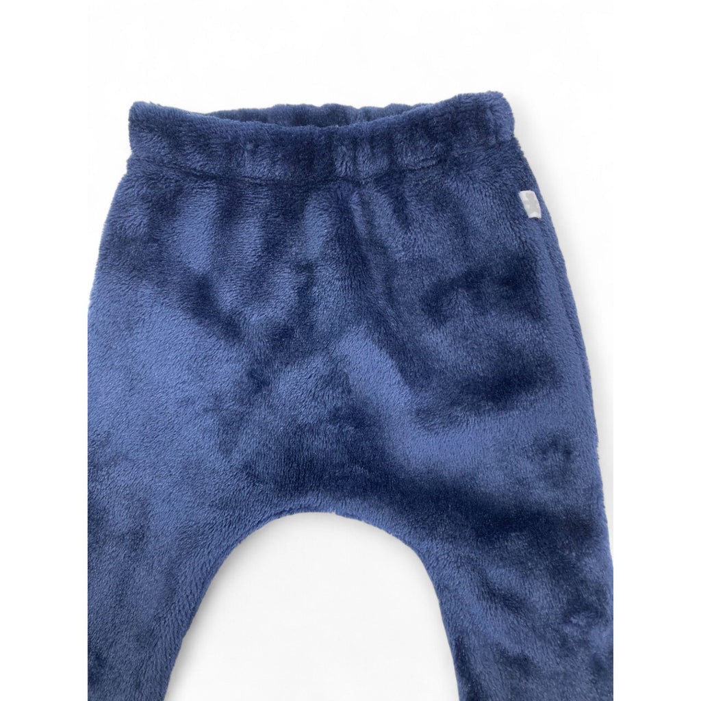 Newborn Navy Blue Fleece Leggings - Woolworths