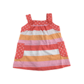 3M Coral, White & Lilac Cotton Tunic - Circo