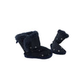 Size 1 - Navy Blue Starry Fleece Lined Slipper Boots