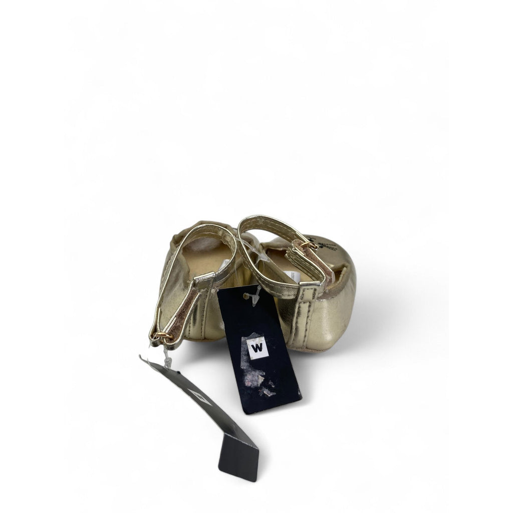 Size 1 - Gold Cat Strappy Pumps - Woolworths