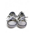 6-12M Greige Fabric Soft Sole Sneaker