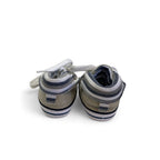 6-12M Greige Fabric Soft Sole Sneaker