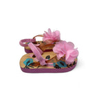 Size 4 - Pink Floral Flip Flops - Mr Price