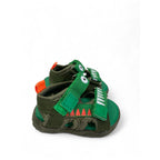 Size 1 - Green Crocodile Sandals - Jet