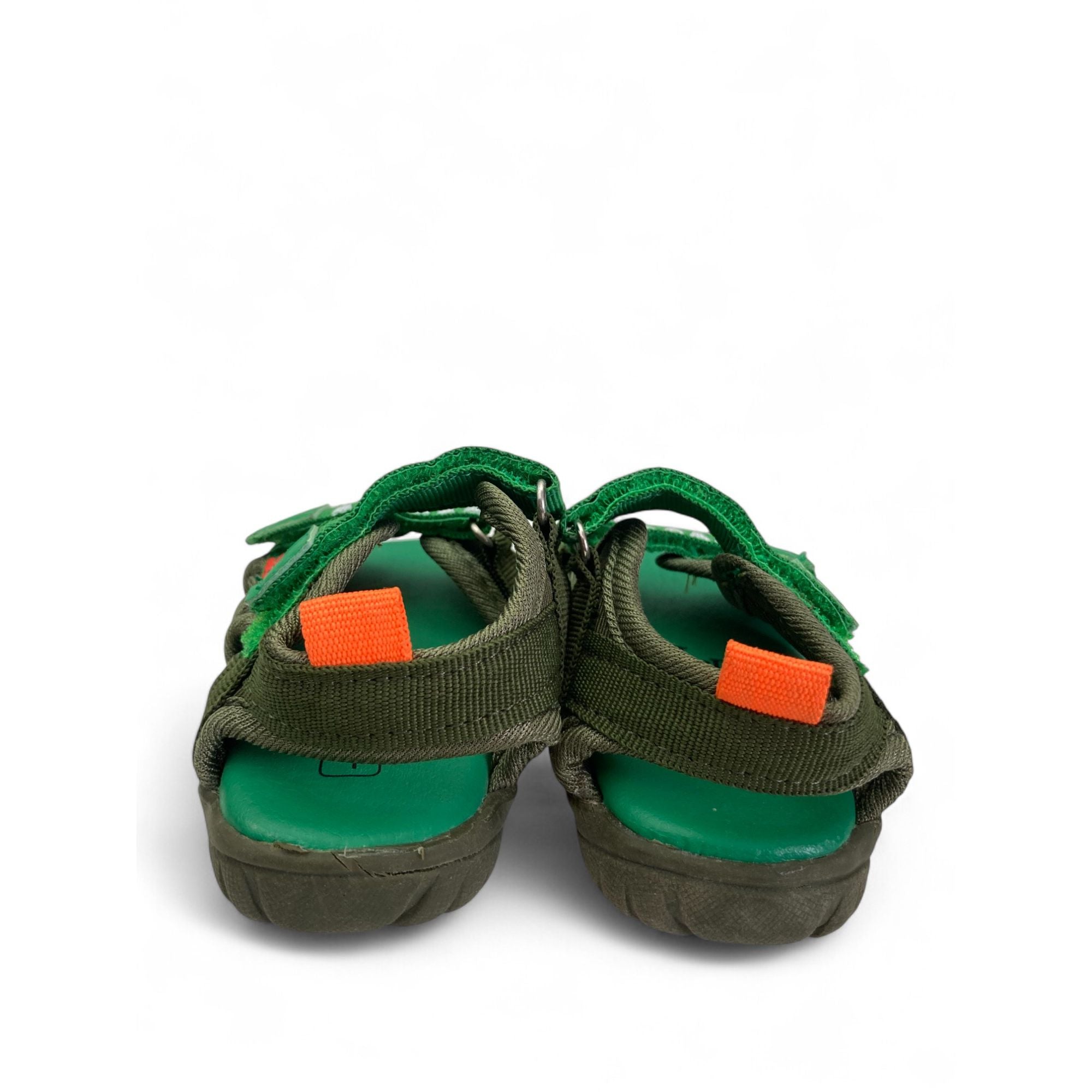 Size 1 - Green Crocodile Sandals - Jet