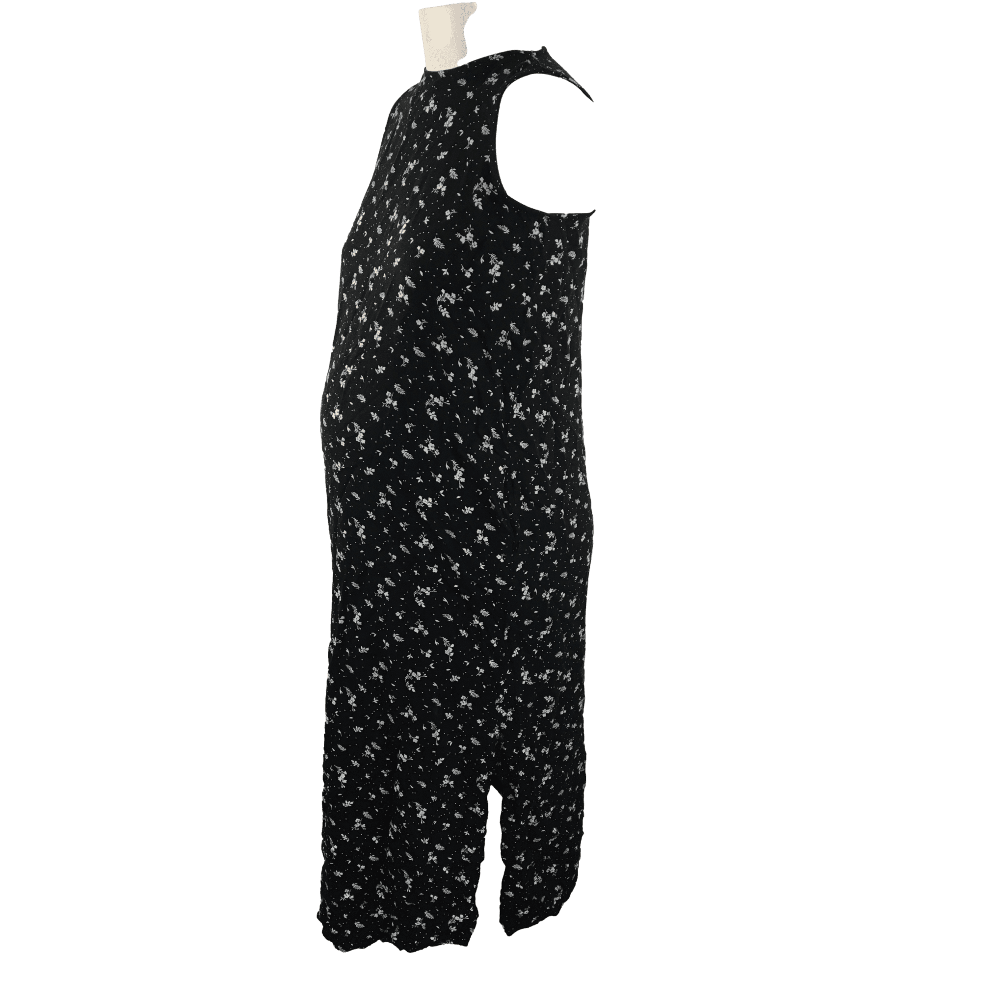Size 32 Black & White Summer Maternity Dress - Edit
