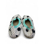 Size 9 - Black, White & Aqua Dotted Pumps - Cotton On