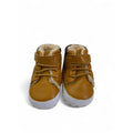 Size 0 - Tan Pleather Fleece Lined Soft Sole Shoes - Woolworths