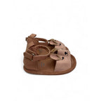 3-6M Tan Bunny Soft Sole Sandals - Tiny Tots