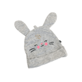 NB Grey Melange Bunny Ear Beanie - Woolworths