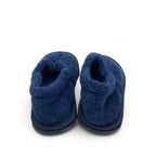 Size 6 - Navy Blue Fleece Slippers - Mr Price