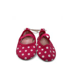 Size 1 - Pink & White Dotted Mary Jane Pumps - Tip Toes