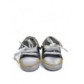 0-3M Grey Fabric Soft Sole Sneaker