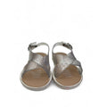 Size 1 - Clear & Silver Glitter Sandals - Tip Toes
