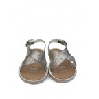 Size 1 - Clear & Silver Glitter Sandals - Tip Toes