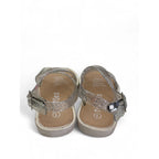 Size 1 - Clear & Silver Glitter Sandals - Tip Toes