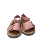 Size 4 - Light Pink Buttrerfly Pleather Sandals - Woolworths