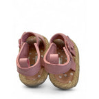 Size 4 - Light Pink Buttrerfly Pleather Sandals - Woolworths