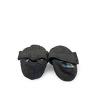 3-6M Black Tweed Fabric Soft Soles - Baby Blush Boutique