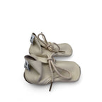 6-12M Cream Leather Pop Sugar Soft Soles - Shooshoos