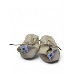 6-12M Cream Leather Pop Sugar Soft Soles - Shooshoos